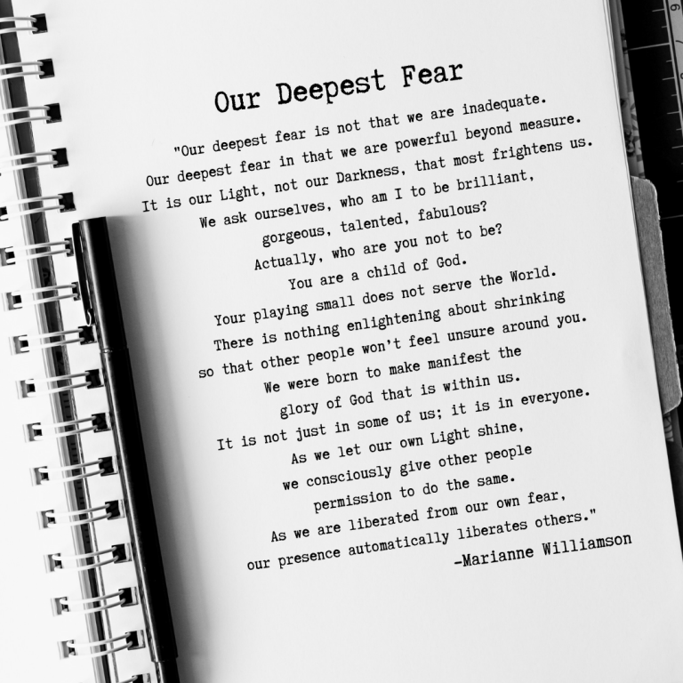 _Our deepest fear is not that we are inadequate. Our deepest fear in that we are powerful beyond measure. It is our Light, not our Darkness, that most frightens us. We ask ourselves, who am I to be brilliant, gorgeou.png